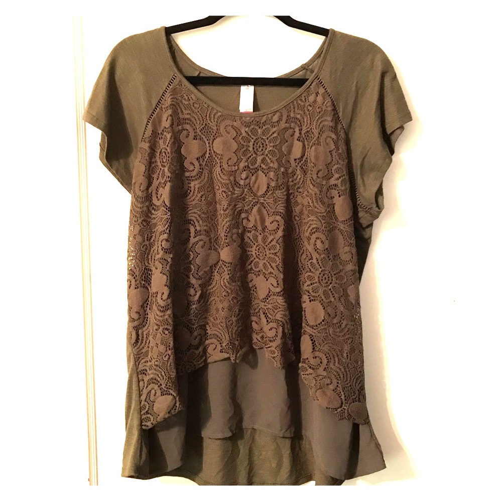 Olive Green Blouse